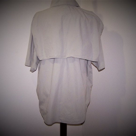 Mountain Tek Shooting Vented Sz L Short Sleeve Tan - Picture 2 of 8